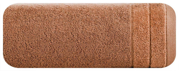 Ručnik s rubom od velura, gramature 500 g/m2 Damla (09) 70X140 cm crveni