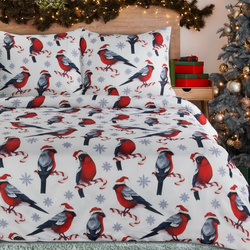 Set božićne posteljine 220x200 od mikrovlakana, ukrašen božićnim printom