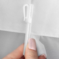 Zavjesa od glatkog mat voala 80x270 cm FLEX 1:1,5 - Lucy