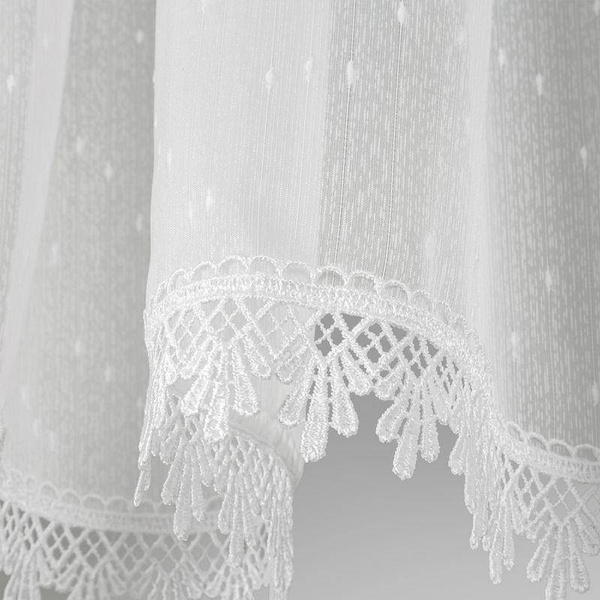 Gotova zavjesa dagma-2 (2) 400x65 cm 400x35 cm bijela boja