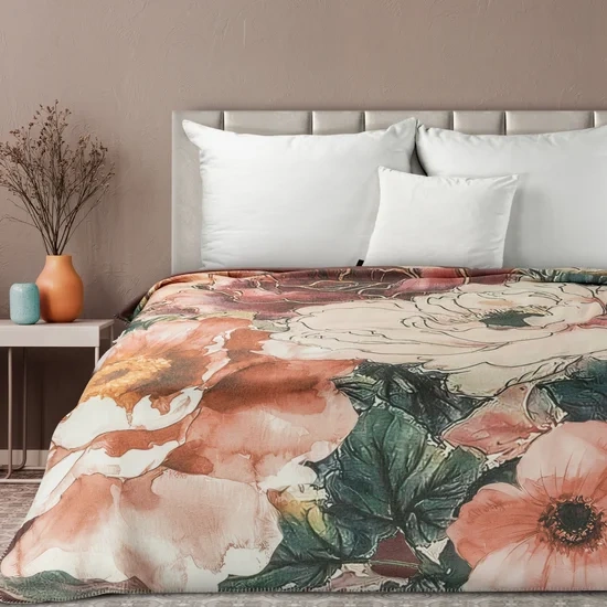 Akrilna deka sa cvjetnim printom 150x200 Chloe Premium