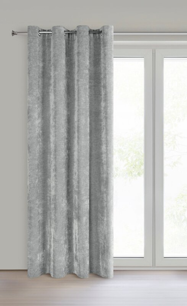 Zavjesa sa šenil strukturom 140x250 cm s rupicom - NESKA