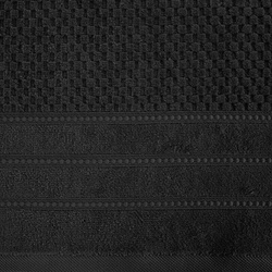 Pahuljasti ručnik 30x50 cm s reljefnom kariranom teksturom i baršunastim rubom, 500 g/m2 Adore