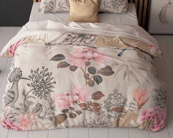 Set posteljine 200x200/220 od mikrovlakana sa čistim printom, nije potrebno glačanje