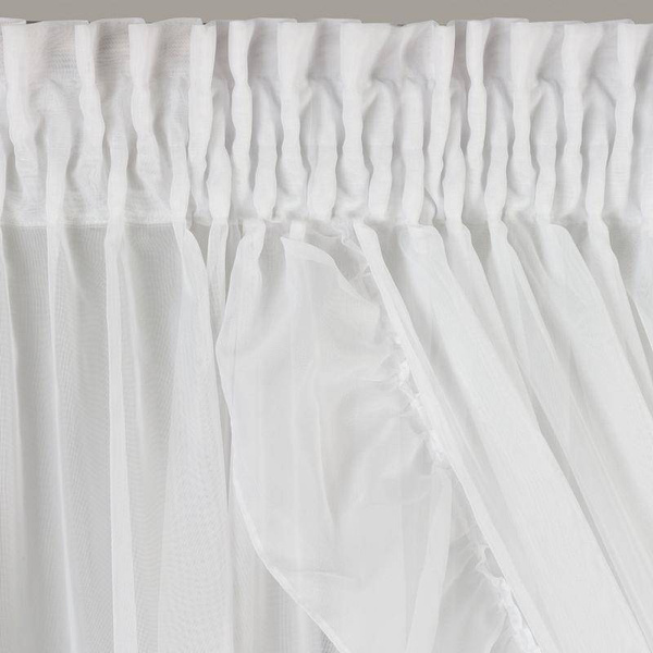 Gotova zavjesa dek 500x250 cm bijela boja