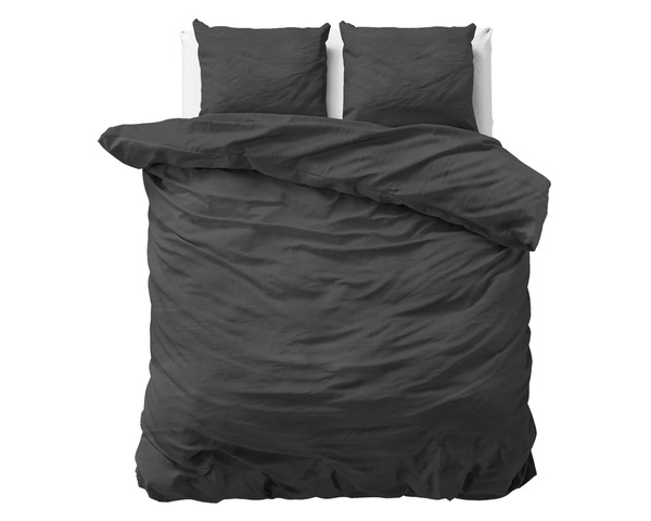 Siva pamučna posteljina 240x220 pakirana u atraktivnu Stone Washed vrećicu