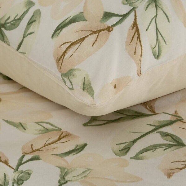 Posteljina 140x200 od ranforce pamuka ukrašena cvjetnim uzorkom Sonia