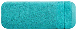 Ručnik s rubom od velura, gramature 500 g/m2 Damla (14) 70X140 cm tirkizni