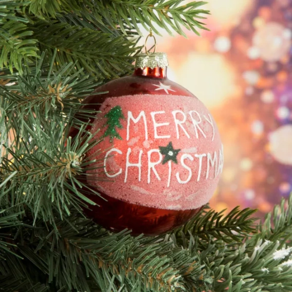 Staklena kugla za božićno drvce ∅ 8cm