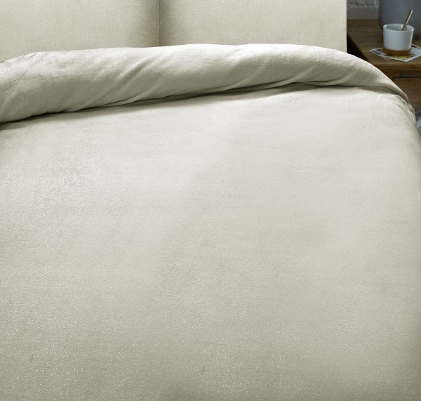 Posteljina od flanelskog flisa 240x200/220 sa zlatnim uzorkom Glamour Flannel