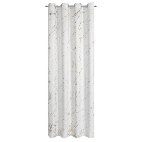 Gotova zavjesa 140x250 od baršuna ukrašena sjajnim mramorom Molly