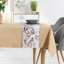 Set stolnjak 140x180 i nadstolnjak 33x180 ukrašen biljnim uzorkom ANITA 5
