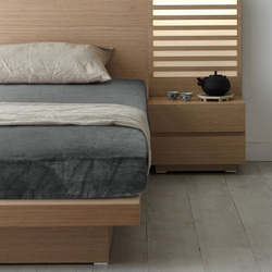 Debela flis plahta s gumicom 220x200 +30 cm 250 g/m2 FLANO