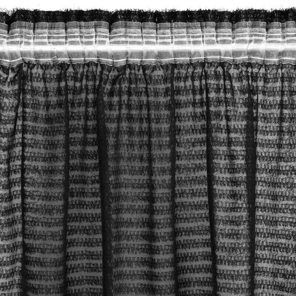 Zavjesa od šenil niti izrađena od šifonske tkanine 135x270 traka - REINA - Eva Minge Premium