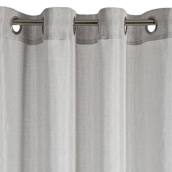 Zavjesa sa sjajnim koncem 140x250 cm siva boja Elicia