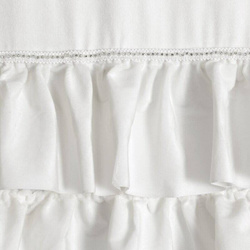 Gotova baršunasta zavjesa s volanima i ukrasnim kamenčićima Carli 140 x 250 cm