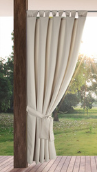 Zavjesa za terasu 155x240 boja bež od nepromočive tkanine sa čičak trakama GARDEN  2