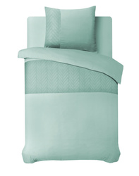 Set posteljine 140x220 od mikrovlakana s nježnim konkavnim uzorkom Embossed