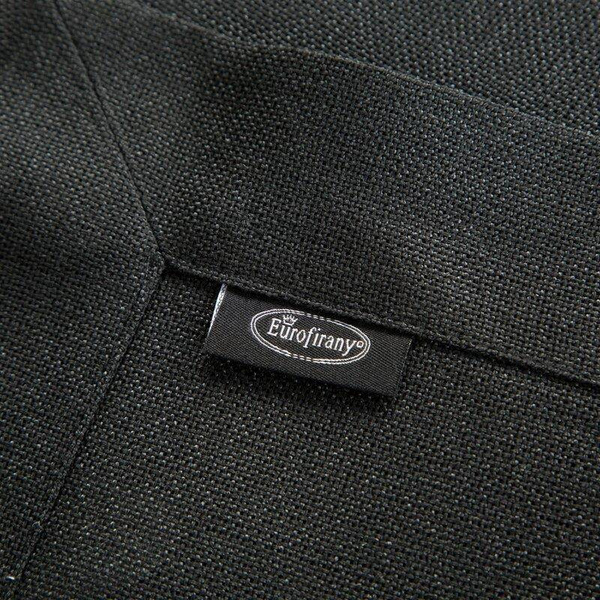 Crni stolnjak sa ukrasnim rubom 145x300 Stella 2