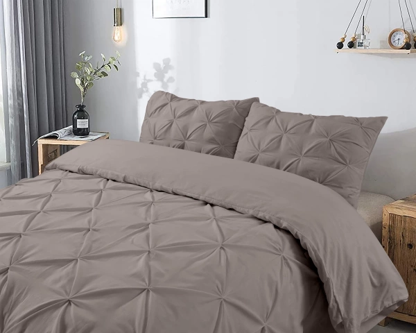 Pamučna bež posteljina 240x220 Salvador