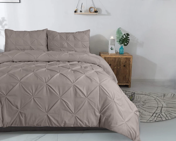 Pamučna bež posteljina 240x220 Salvador