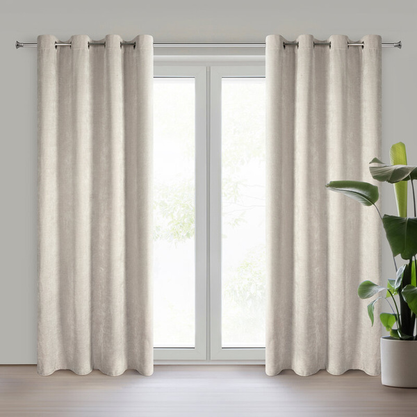 Zavjesa sa šenil strukturom 140x250 cm s rupicom - NESKA