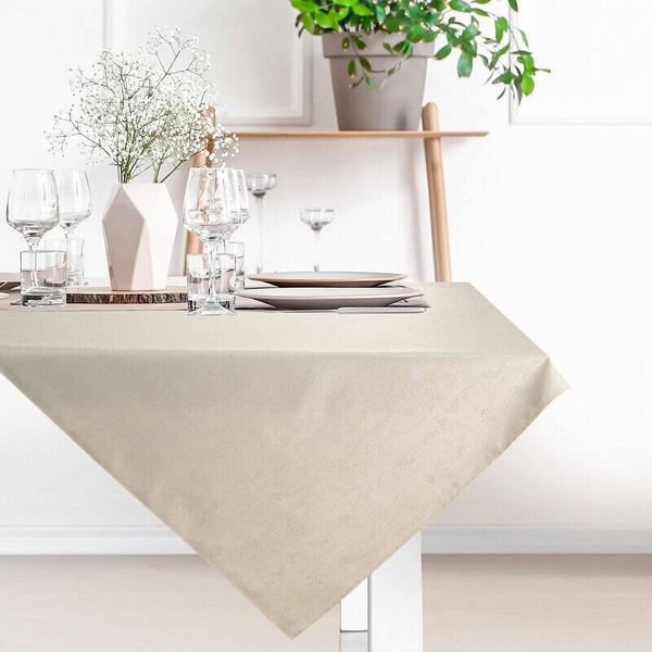 Zlatni stolnjak prošiven metalik koncem 80x80 SPARKLE