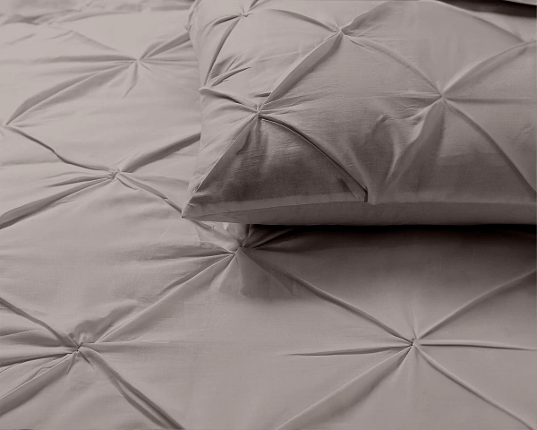 Pamučna bež posteljina 200x220 Salvador