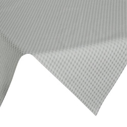 Božićni stolnjak od karirane jacquard tkanine sa srebrnim koncem 85x85 Flash 1