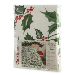 Božićna posteljina od mikrofibre s motivom božićne grane 160x200 Tori