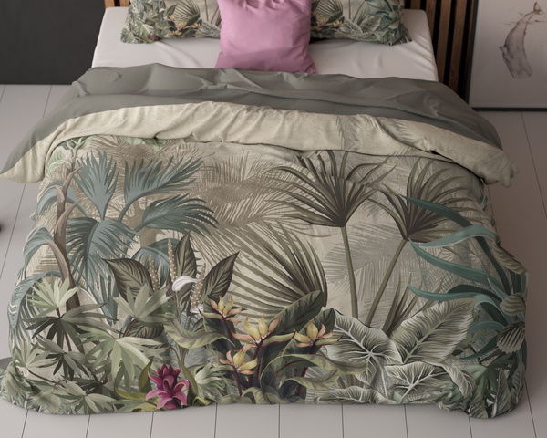 Set posteljine 140x200/220 od mikrovlakana sa čistim printom, nije potrebno glačanje