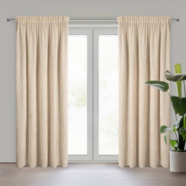 Zavjesa od šenil niti izrađena od šifonske tkanine 135x270 traka - REINA - Eva Minge Premium