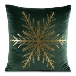 Božićna jastučnica 45x45 od baršuna ukrašena zlatotiskom JOY