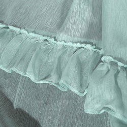 Mint zavjesa s volanima na dnu 140x270 s trakom Lorena