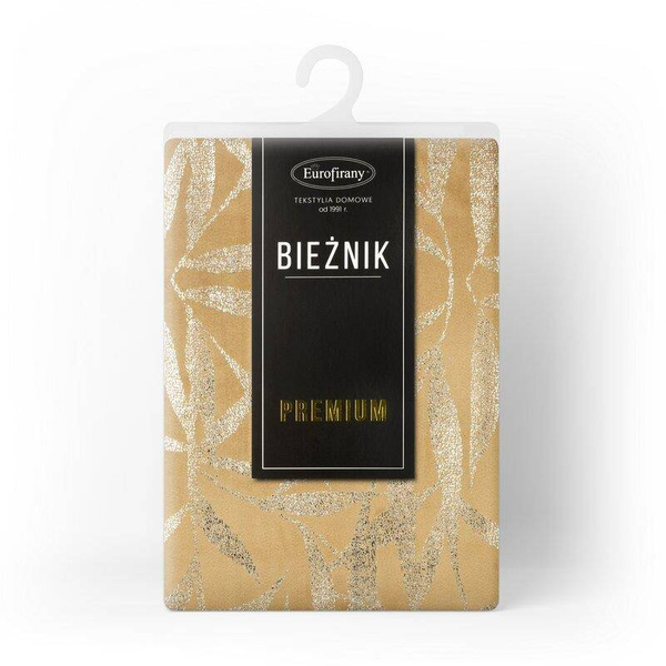 Baršunasti nadstolnjak s nježnim svijetlozlatnim grančicama 35 x 180 Blink 15