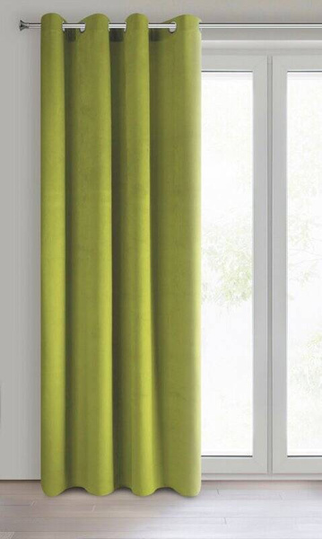 Gotova zavjesa od glat baršuna 140x250 težine 215 g/m2 Pierre