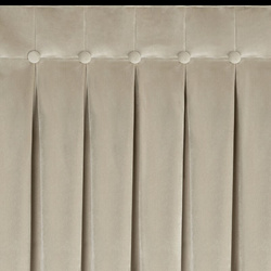 Baršunasta zavjesa ukrašena dubokim naborima i gumbima 85x250 cm (dimenzije zavjese dane nakon sklapanja) zavjesa s tregerima - ALITA