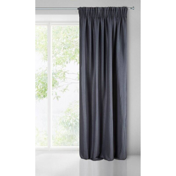 DIVA LINE Sjajna zavjesa na traci 140x270 s izrazitim tkanjem Essme