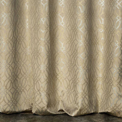 Zavjesa od baršuna sa osjenčanim srebrnim i zlatnim uzorkom u boho stilu 140x250 Areta