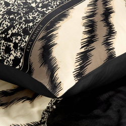 Ekskluzivni set posteljine 140x200 cm od macosatina s dizajnerskim uzorkom i životinjskim motivom  Eva minge 14