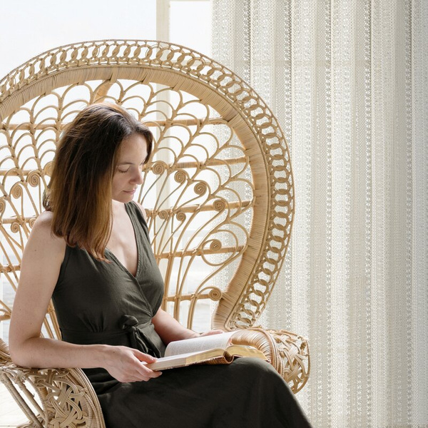 Dekorativna mrežasta zavjesa 140x270 cm traka - BONITA