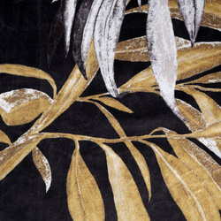 PIERRE CARDIN zavjesa od mekog baršuna s printom grančica 140x250 cm bež, crna Zoja