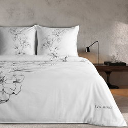 Posteljina 220x200 cm od egipatskog pamučnog makosatina, s dizajnerskim printom Eve Minge
