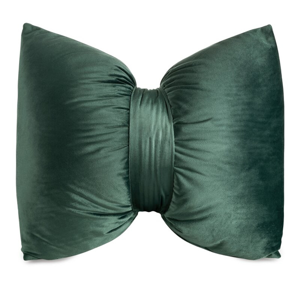 Dekorativni jastuk 45x55 cm od baršuna u obliku mašne