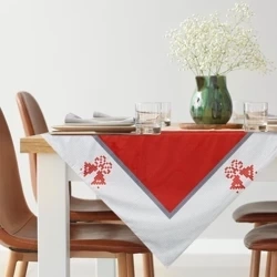 Baršunasti stolnjak, salveta 85x85 sa skandinavskim motivom Noel