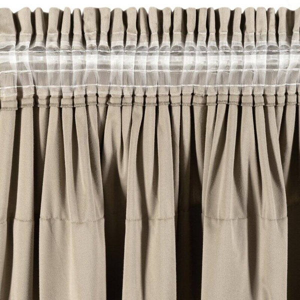 Zavjesa 140x270 na traci AURA s volanima