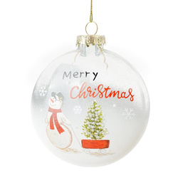 Staklena kugla za božićno drvce ∅ 10cm