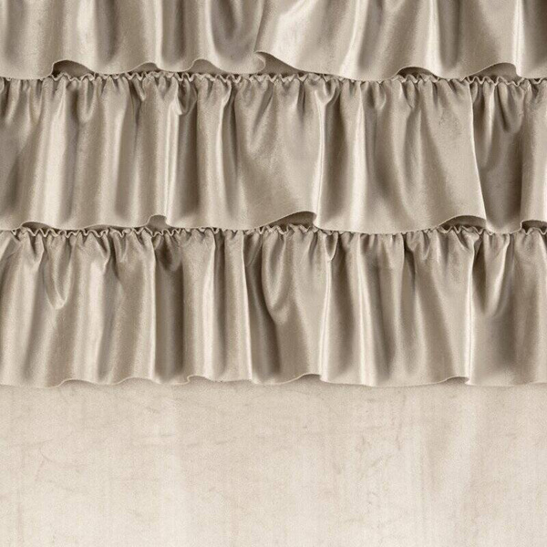 Zavjesa 140x270 na traci AURA s volanima