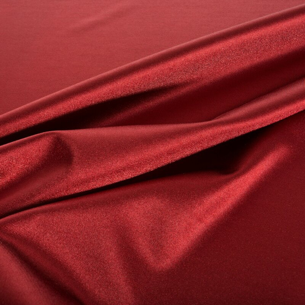 Set stolnjaka i nadstolnjaka, crvena 140x220 cm, satenski sjaj - GLAMO