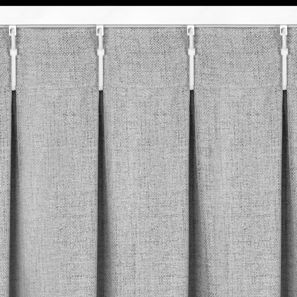 Zavjesa s lanenim tkanjem s melange efektom, 125x270 cm FLEX 1:1,5 - Jula
